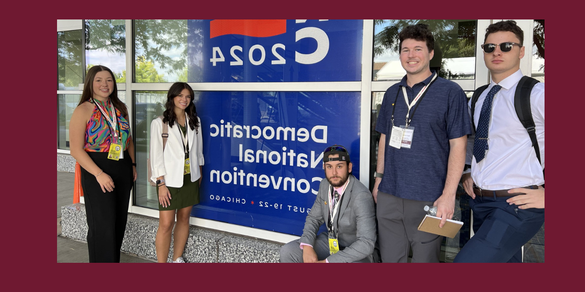 富兰克林。皮尔斯 Students at Democratic National Convention